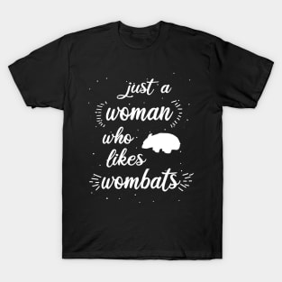 Frauen Wombat Liebe sternzeichen Design Fan T-Shirt